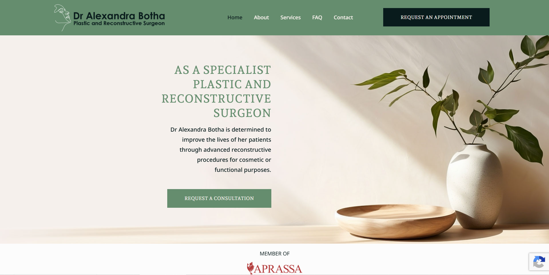 Original Dr Alexandra Botha homepage